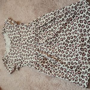 Leopard print dress